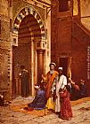 L'Aveugle A La Mosquee by Arthur von Ferraris